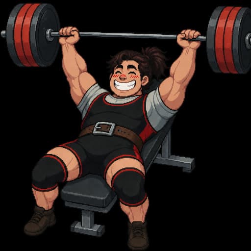 Teodoro Morcone beim Krafttraining in der Freizeit